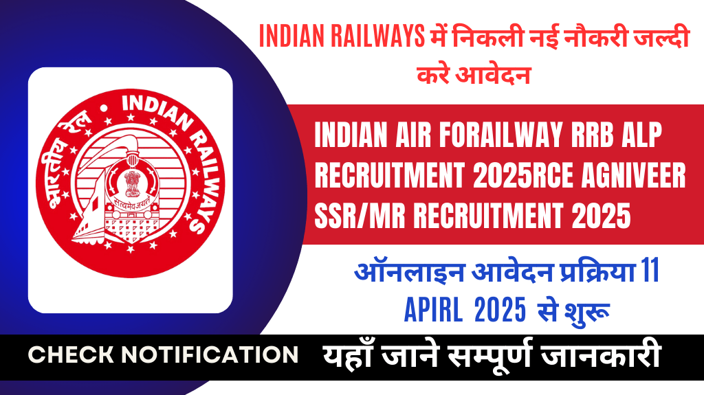 Government Job 2025 Railway RRB ALP Recruitment 2025