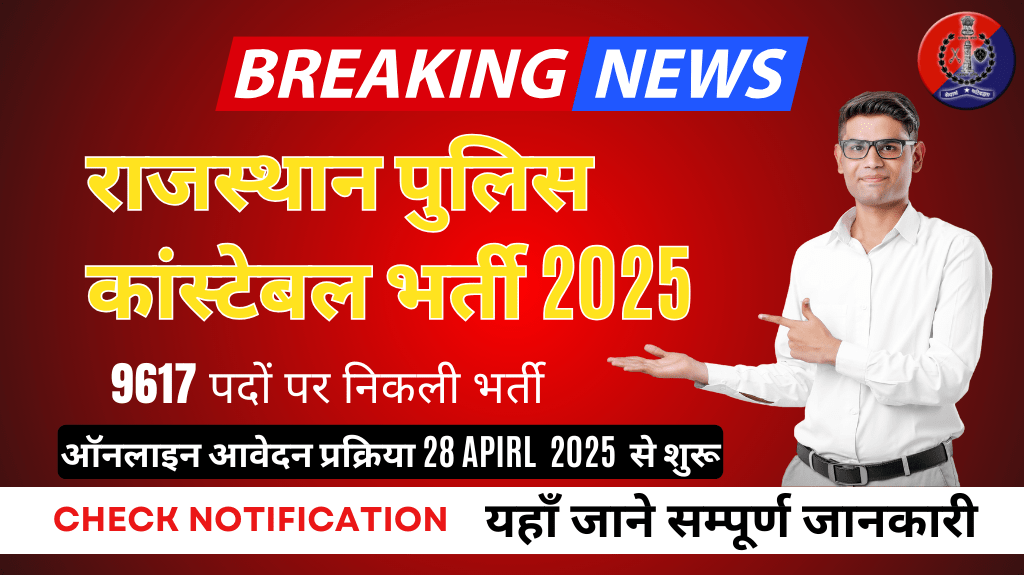 Government Job UP Police Constable Recruitment 2025